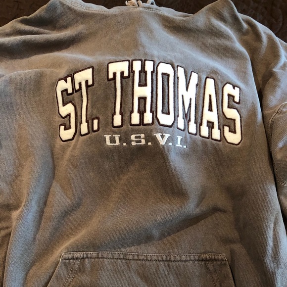 St Thomas hoodie, taupe color - Picture 2 of 3